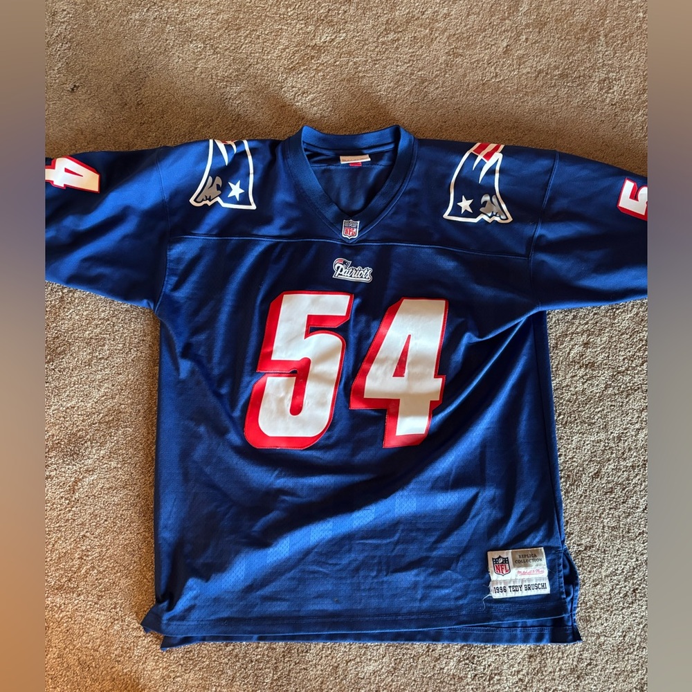 Teddy Bruschi replica Jersey. Great condition.
